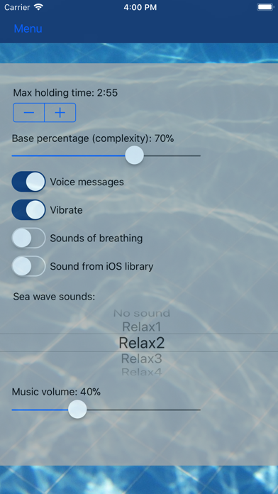 Apnea Tables Freediving Coach screenshot