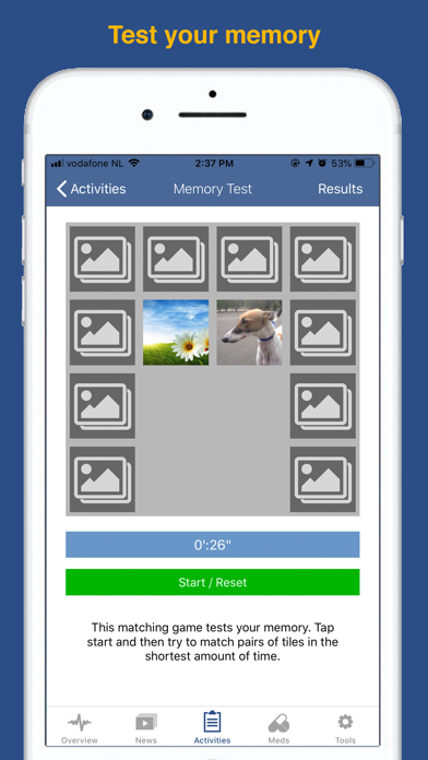 Parkinson’s LifeKit screenshot