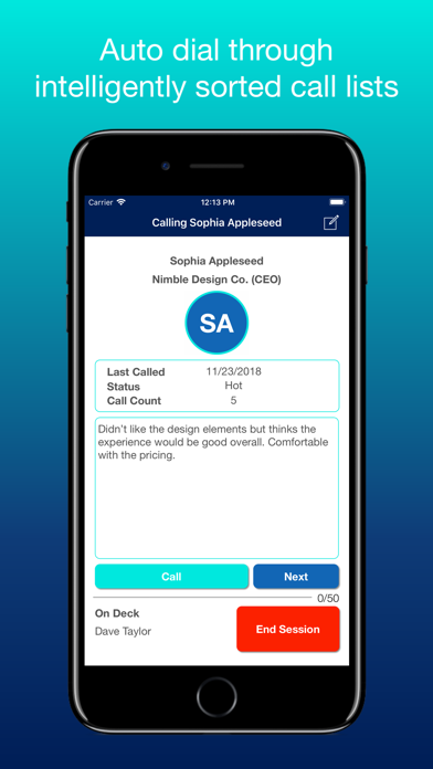 SwiftCall: Auto Dialer & CRM screenshot