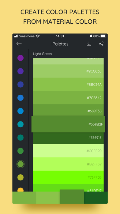 iPalettes – Color palettes screenshot