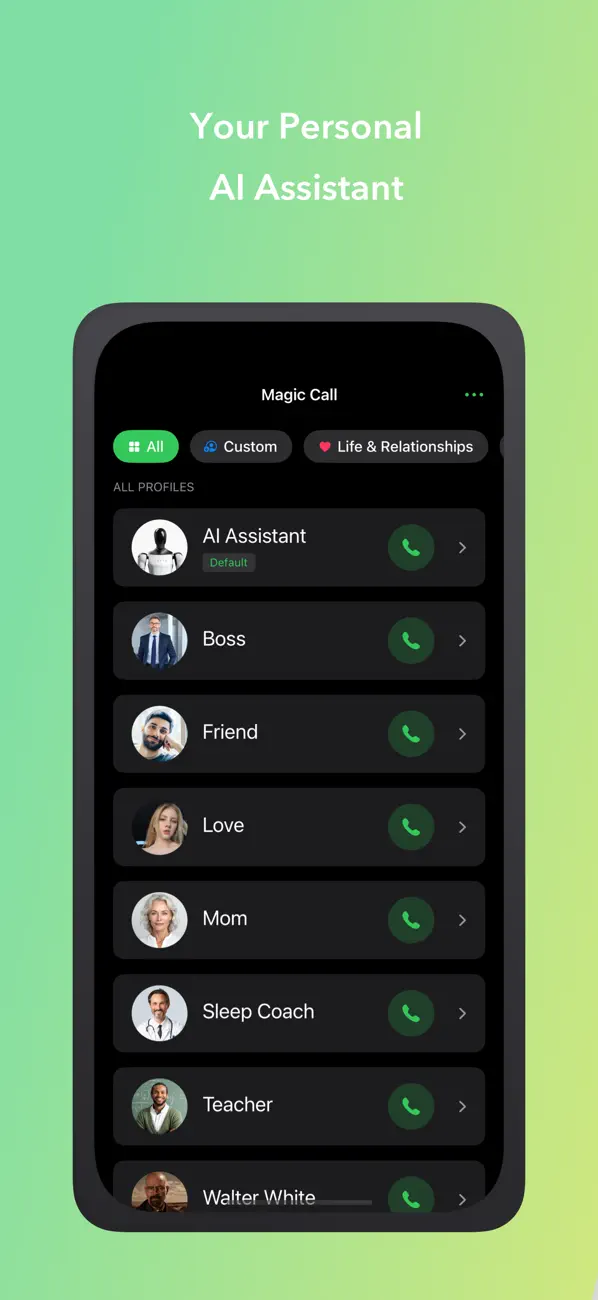 Magic Call Pro: AI Voices screenshot