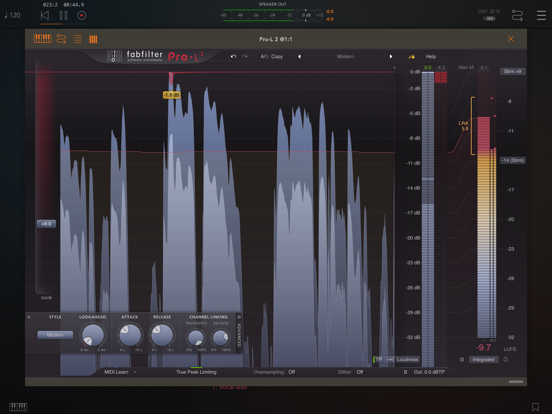 FabFilter Pro-L 2 screenshot