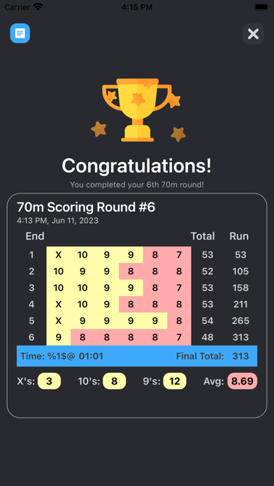 Rise – Archery Scoring Tracker screenshot