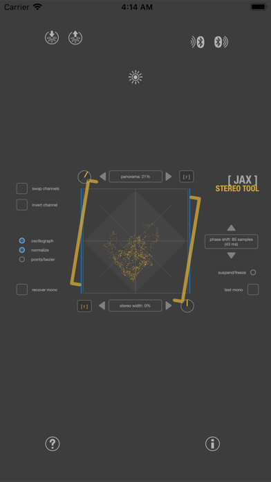 JAX Stereo Tool (AU) screenshot