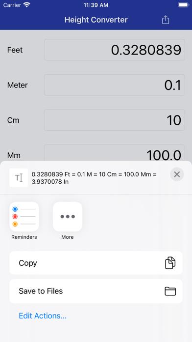 Height Converter screenshot