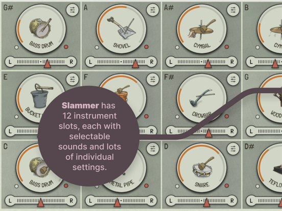 Slammer – Drum Instrument screenshot