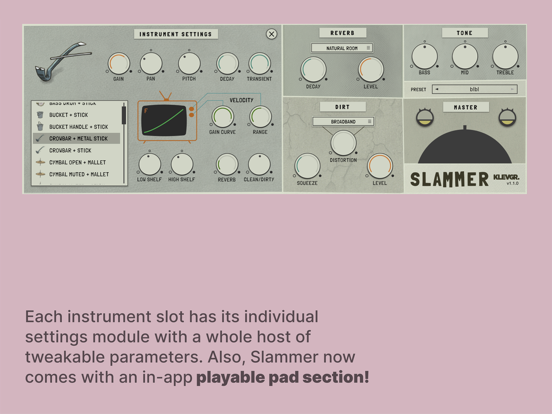 Slammer – Drum Instrument screenshot