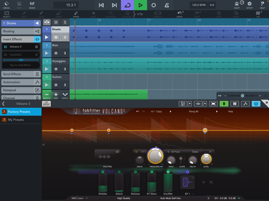 FabFilter Volcano 3 screenshot