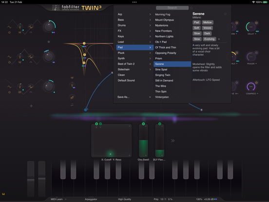 FabFilter Twin 3 screenshot
