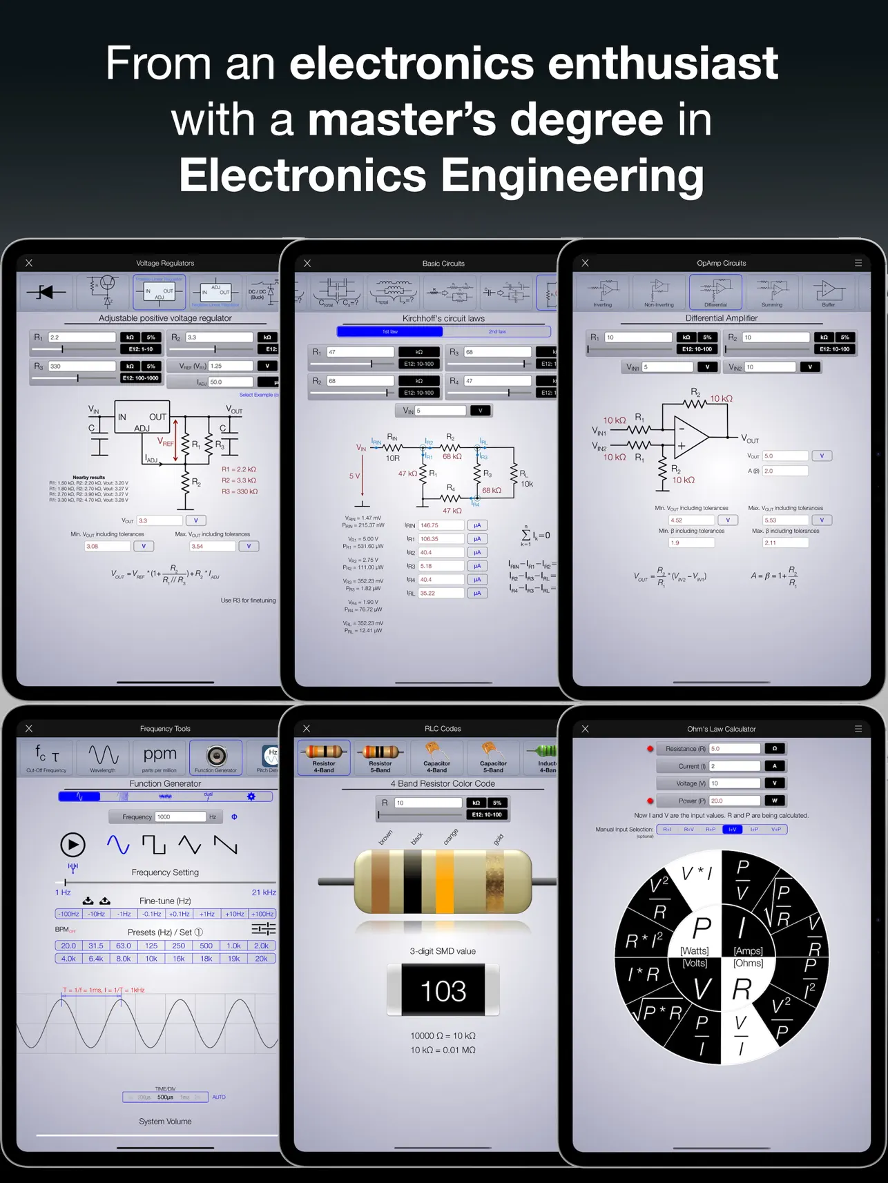 EE ToolKit PRO for iPad screenshot