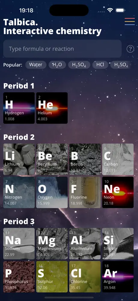 Talbica: Periodic Table screenshot