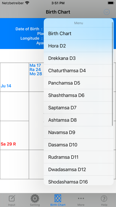 iHoroscope Vedic screenshot