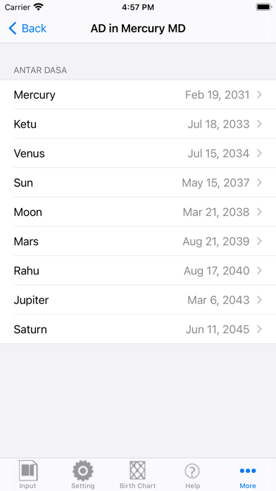 iHoroscope Vedic screenshot