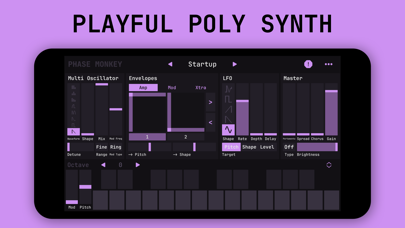 Phase Monkey — Poly Synth screenshot