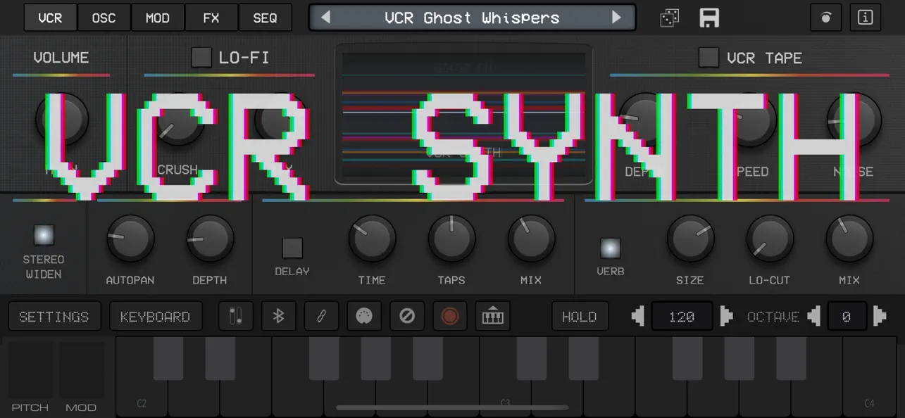 King of VHS: VCR Synth screenshot