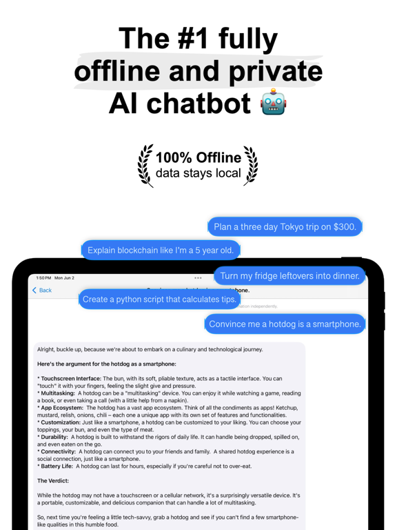 Haplo AI: Offline & Private AI screenshot