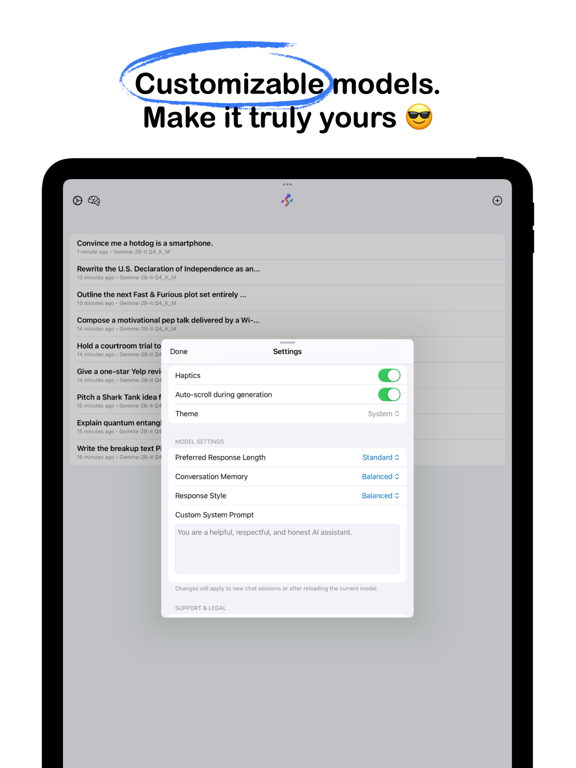 Haplo AI: Offline & Private AI screenshot