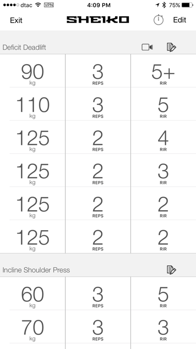 Sheiko – Workout Routines screenshot