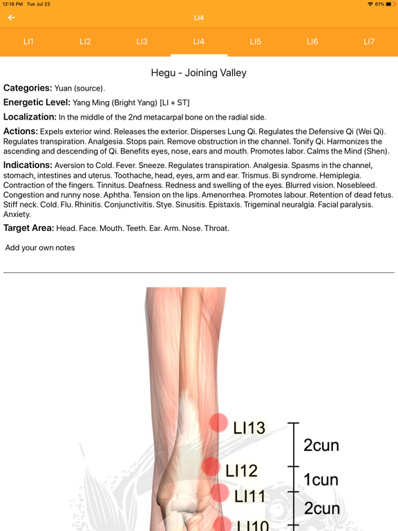Acupuncture Assistant screenshot