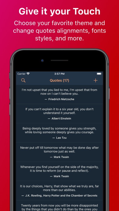 Quotie Pro screenshot
