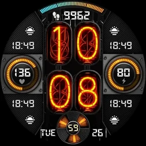 Nixie Fenix 8 Digital Wear OS