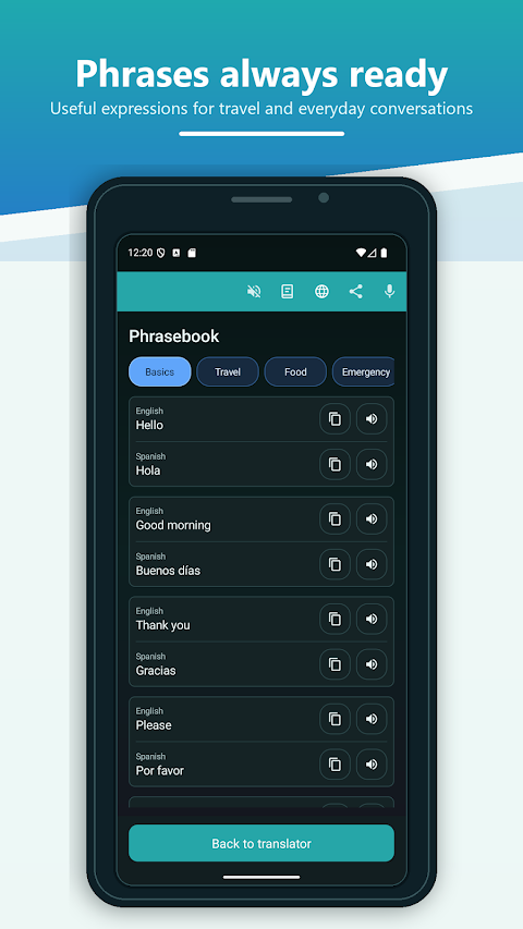 Spanish English Translator Pro screenshot