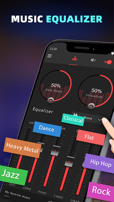 Bass Booster & Equalizer PRO screenshot
