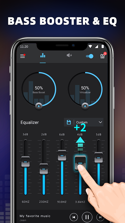 Bass Booster & Equalizer PRO screenshot