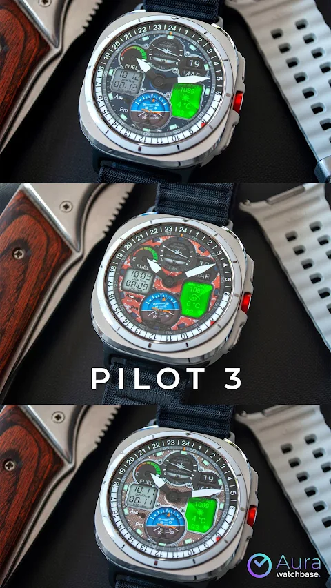 WB PILOT 3 Animated Watch Face screenshot