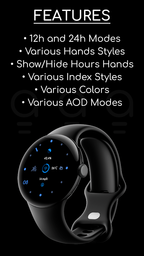 AD SleeK – Watch Face screenshot
