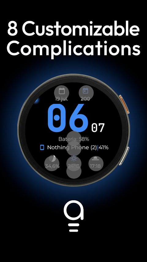 AD Classic Digital – WatchFace screenshot