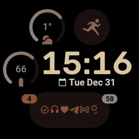 Aurora Watch Face screenshot