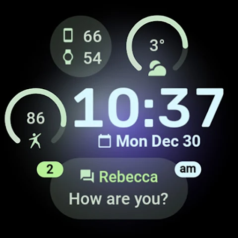Aurora Watch Face screenshot