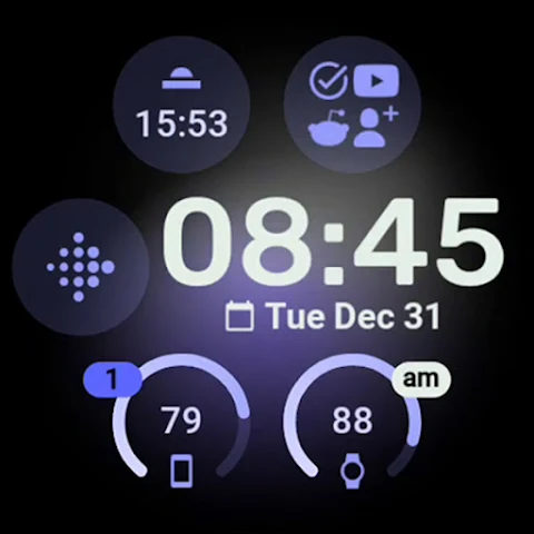 Aurora Watch Face screenshot
