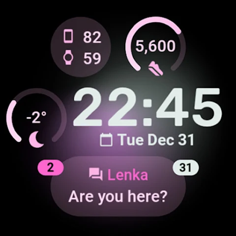 Aurora Watch Face screenshot