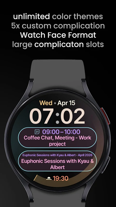 Digest Watch Face screenshot