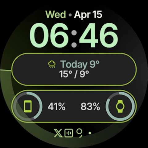 Digest Watch Face screenshot
