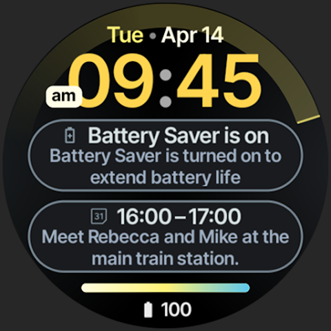 Digest Watch Face screenshot