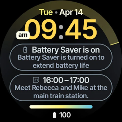Digest Watch Face screenshot
