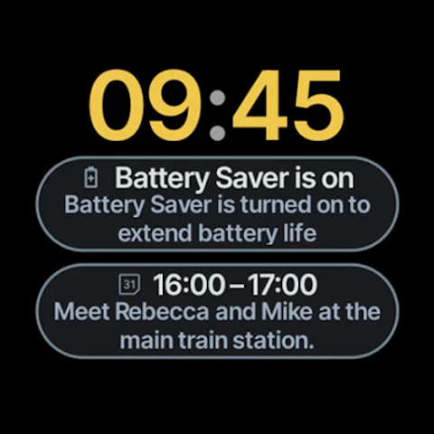 Digest Watch Face screenshot