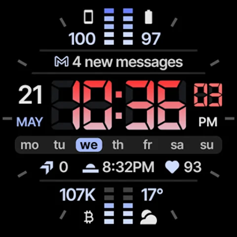 TACT 5 Watch Face screenshot