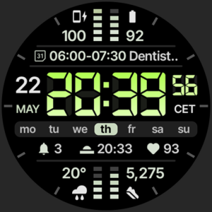 TACT 5 Watch Face