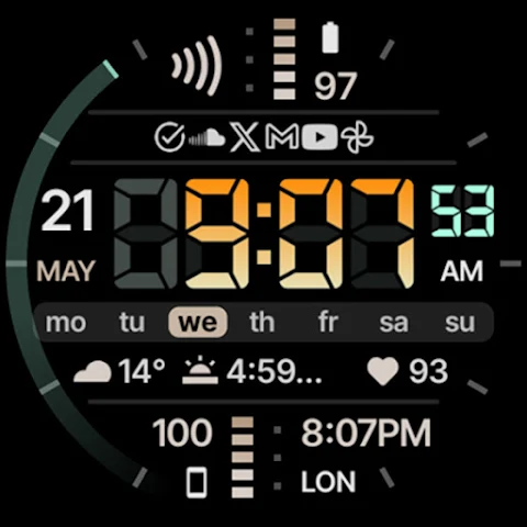 TACT 5 Watch Face screenshot