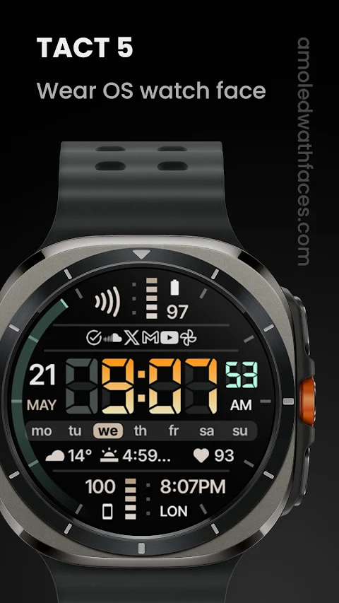 TACT 5 Watch Face screenshot