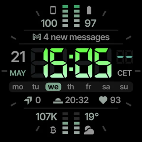 TACT 5 Watch Face screenshot