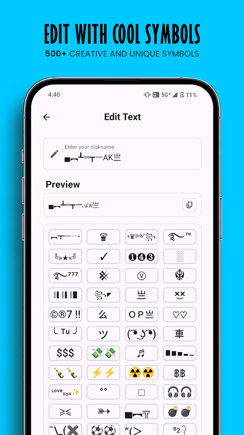 Stylish Text : ASCII Art screenshot