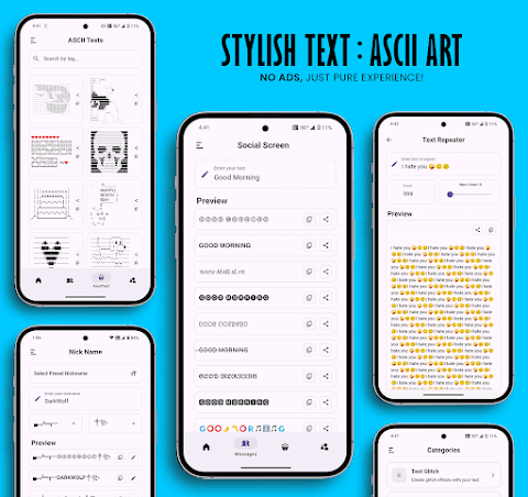 Stylish Text : ASCII Art screenshot