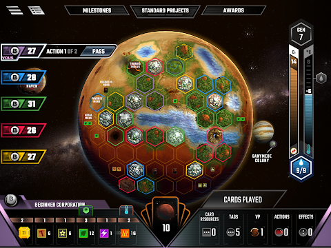 Terraforming Mars screenshot