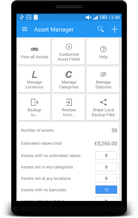 Asset Manager screenshot