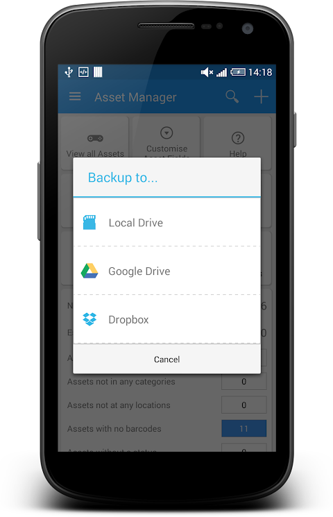 Asset Manager screenshot